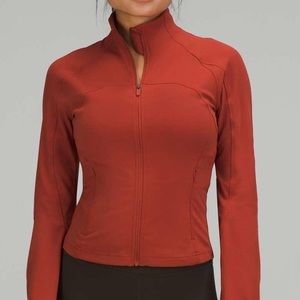 Lululemon: Brand new define jacket cropped Nulu* (Color: Cayenne)